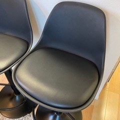 カウンターチェア　2個セットの画像