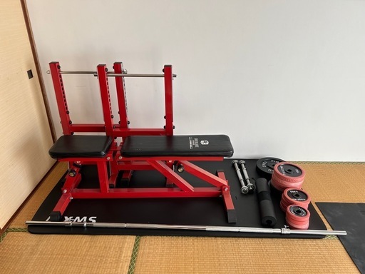  【決まりました】ベンチプレス＋プレート65kg＋バーベル＋ダンベル／値引きOK