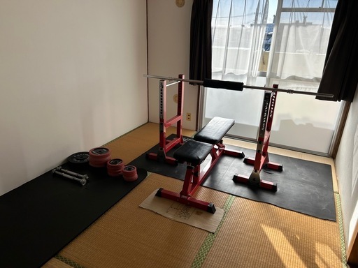 【決まりました】ベンチプレス＋プレート65kg＋バーベル＋ダンベル／値引きOK