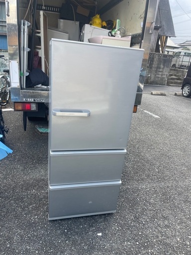 北九州市内配送無料　保証付き 2022年製アクア冷蔵庫 ミスティシルバー AQR-27J-S [272L /3ドア /右開きタイプ]