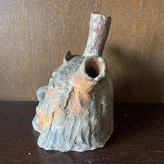 創作品　登窯　平将門　置物　陶器製の画像