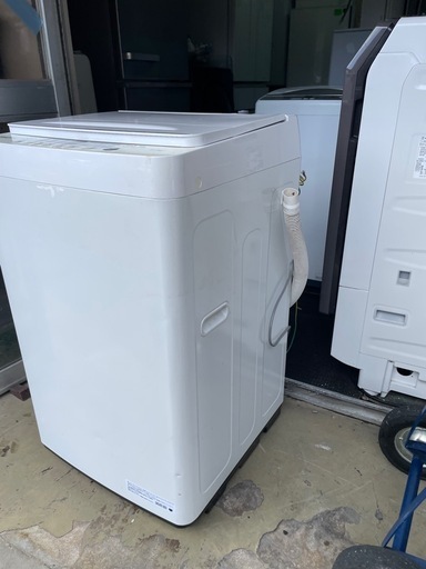 北九州市内配送無料　保証付き ハイセンス 洗濯機 全自動洗濯機 5.5kg HW-E5504 2022年製 ホワイト 簡易乾燥機能付