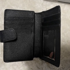 MICHAEL KORS ブラック 二つ折り財布の画像
