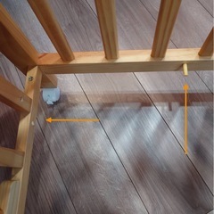 【お取引中】大和屋ベビーベッドの画像