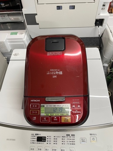 配送可能　保証付き 日立 IHジャー炊飯器　RZ-TS104M 5.5合炊き 2021年製