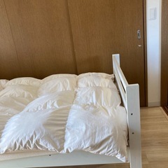 ニトリ　ベッドフレーム　シングルの画像