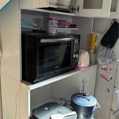 食器棚　ホワイトの画像