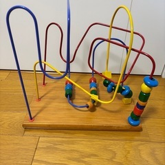 モンテッソーリ　おもちゃ　ビーズループの画像