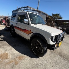 三菱 パジェロミニ H56A AT 4WD 70年代風カスタム 車検あり マフラー良音 レトロ 旧車の画像