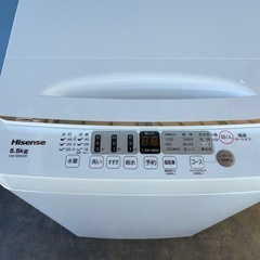 ハイセンス　洗濯機　HW-55E2W 2024年製 5.5㎏の画像