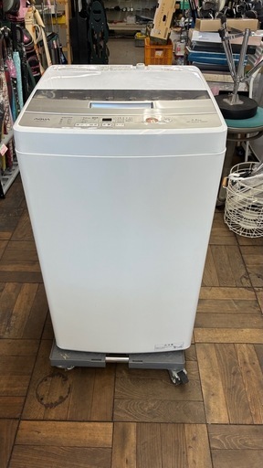 AQUA 22年4.5キロ全自動洗濯機　AQW-S4M