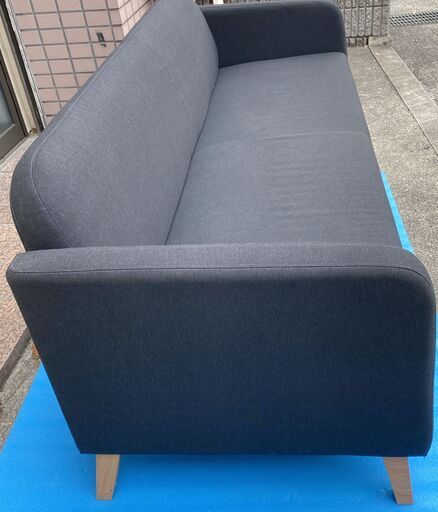 M623  IKEA  リーナネス 3人掛け  ソファ  ダークグレー  美品