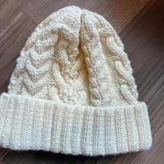 スヌーピー　白ニット帽の画像