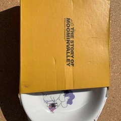 ムーミンのお皿（未使用）の画像