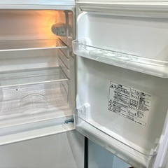 仙台市内トラック荷台渡し無料！ ニトリ 冷蔵庫 2022 中古 買取 引取 不要 106L学生 の画像