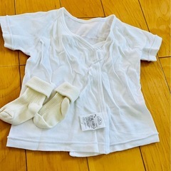 【おくるみ6点セット】ベビードレス 50-60cmの画像