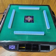 【動作良好】アモス全自動麻雀卓　AMOS JP-EX COLOR　折り畳み式 点数表示付 ブラックラメの画像