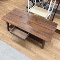 【🐤買取市場 柴田店】 I585 🌈 ジモティー限定価格！ 家具の大丸 天然木 BRUNO センターテーブル ⭐ クリーニング済の画像