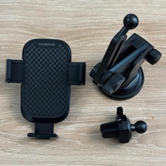 車載スマホホルダー 強力吸盤 360°回転 iPhone Android対応の画像