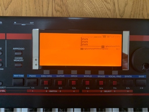 Roland Juno-G シンセサイザー（液晶文字写らない・ジャンク寄り）＋ソフトケース＋キーボードスタンド付