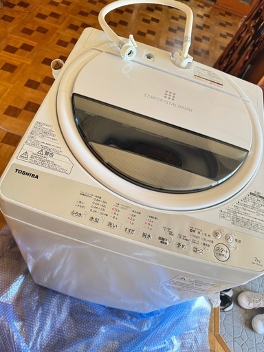2019年製TOSHIBA 洗濯機　7.0キロ　現状引き取り