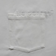 NO COFFEE HEAVY WEIGHT OVERSIZED 白Tシャツの画像