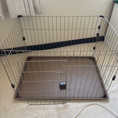 ペットゲージ　サークル　カインズホーム　ほぼ未使用の画像