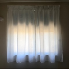 レースカーテン ホワイト 3点セット の画像