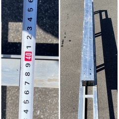 看板　土台　店舗用　飲食店　業務用　　　突出し看板　アルミ製の画像