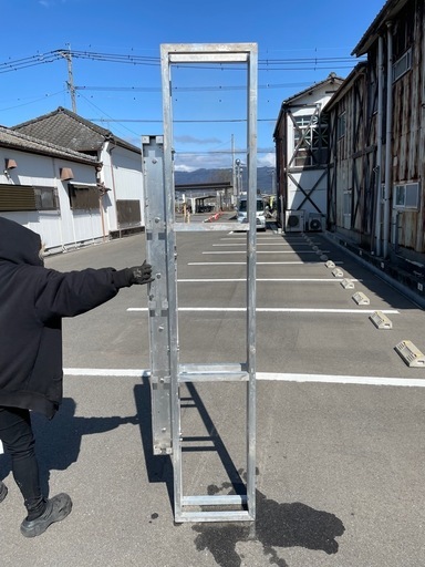 看板の土台　店舗用　ガレージ　飲食店　業務用　　　突出し看板　アルミ製看板
