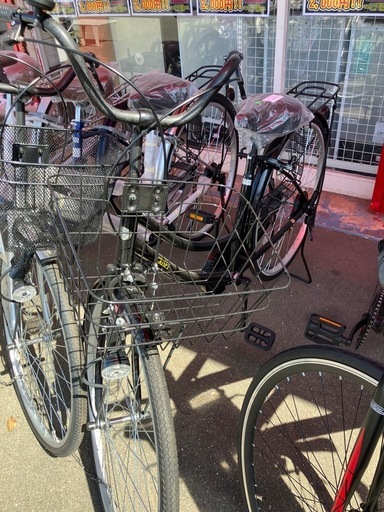 未使用品 新品 26インチ自転車 21テクノロジー1年保証付きNo.1284● ※現金、クレジット、スマホ決済対応