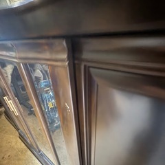 武冨家具　ガラス飾り棚の画像