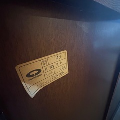 武冨家具　ガラス飾り棚の画像