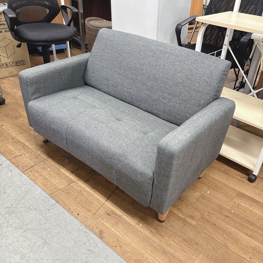 【?買取市場 柴田店】I636 ?  2Pファブリックソファ  ⭐ クリーニング済