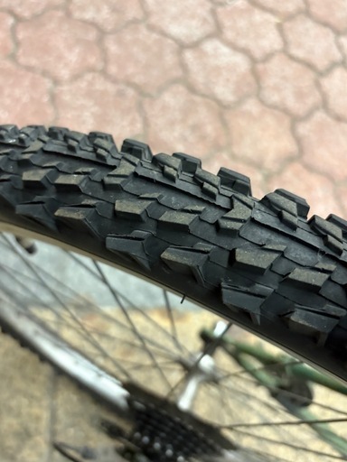 レトロ風　マウンテンバイク　21速