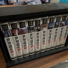 昭和レトロ 【まとめ歓迎】　世界遺産VHSコレクション10巻　ケース付き｜レトロインテリアの画像