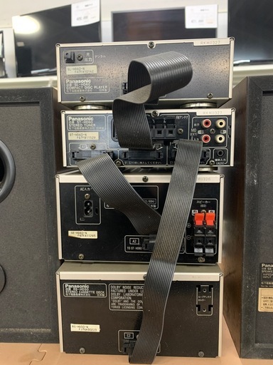 Panasonic CONCISE-mini ミニコンポ　スピーカーセット　リモコン付き