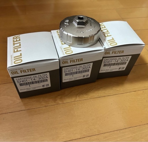 cx5純正オイルフィルター×3,KTCレンチ