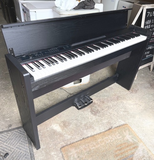 札幌引取り歓迎 18年製 KORG コルグ デジタルピアノ 電子ピアノ LP-380-BK 88鍵盤 アンプ/スピーカー搭載 椅子付き