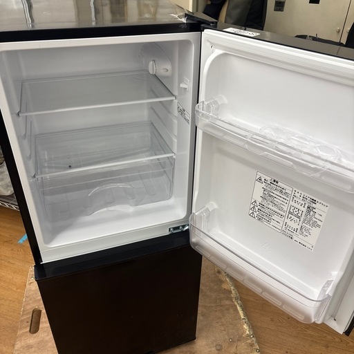 ☆ドリーム荒牧店☆ジモティー割引有☆【クリーニング済み】ニトリ/2ドア冷蔵庫/NTR-106BK/2022年製