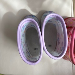 【左いちご柄のみ/ユニコーン受付終了】子ども用　14.0センチ　長ぐつの画像