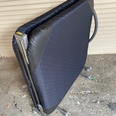 山善　折りたたみベッド　シングルの画像