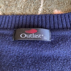 Vネックセーター　八日市高校の画像