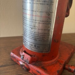 ジャッキ　ボトルジャッキ　5t
の画像