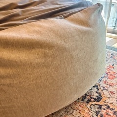 無印良品 体にフィットするソファ 大 綿デニムカバー付／配送相談可の画像