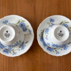 Royal Adderley ティーカップ＆ソーサー 英国ヴィンテージ 花柄の画像