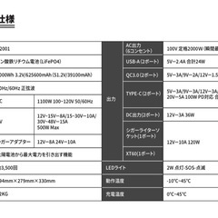⚠️ジャンク品⚠️ 2000whの大容量‼️ ①ENOURポータブル電源の画像