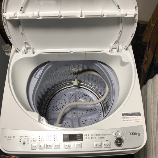 2022年製　SHARP  全自動電気洗濯機　7.0kg  ES-GE7F-W  ST