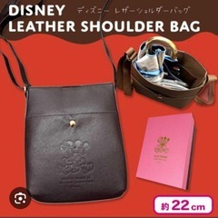 【新品未使用 】ディズニー　レザーショルダーバッグ 2色セットの画像