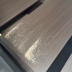 木製シングルベッドの画像